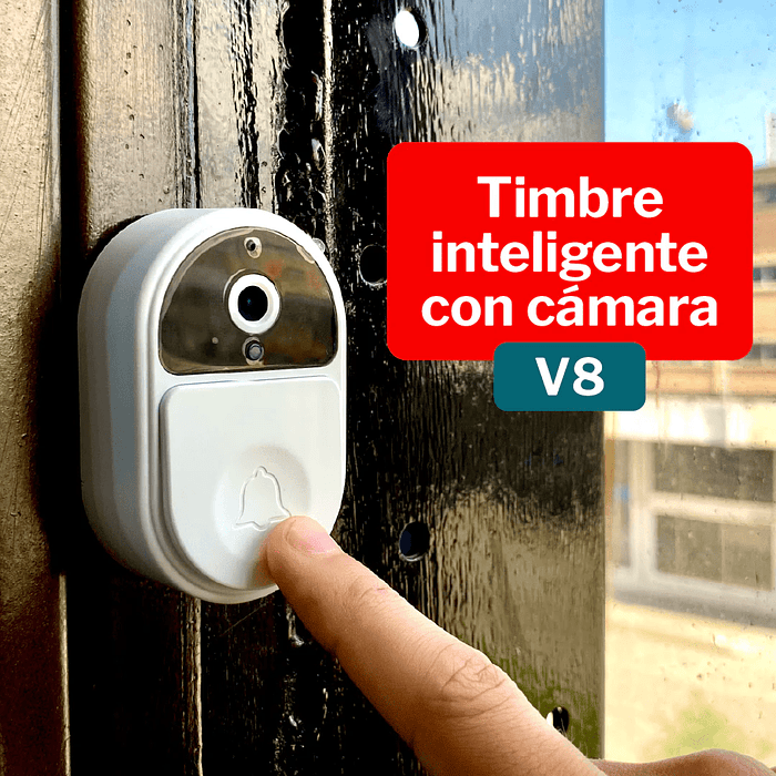 Timbre Wifi Con Cámara V8 1