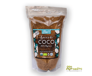 Azúcar de Coco 100% orgánico, 500 grs