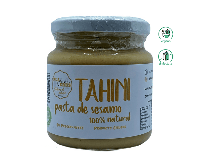 Tahini o Pasta de Sesamo - 100% Natural