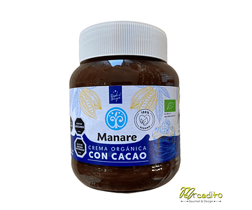 Crema Orgánica Vegana con Cacao 400 g
