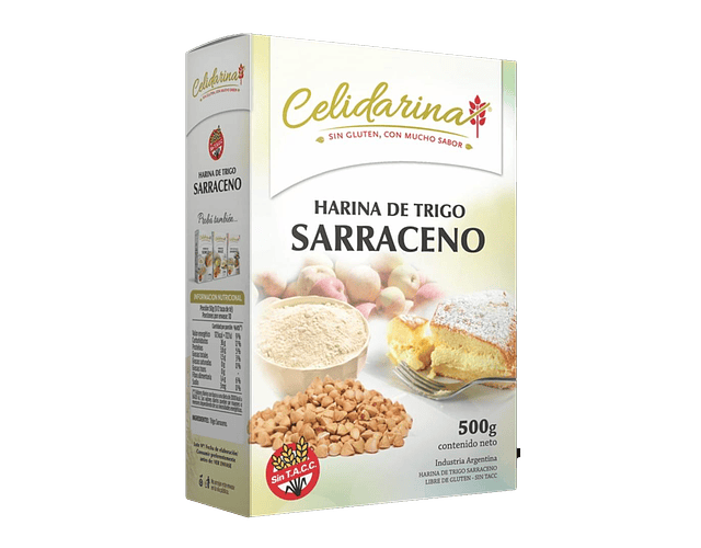 Harina de Trigo Sarraceno, Libre de Gluten, Kosher
