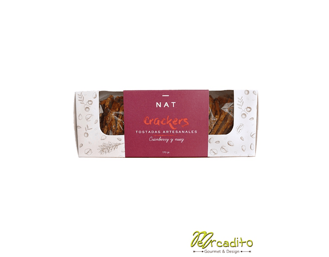 Nat Crackers - Cranberry y Nuez