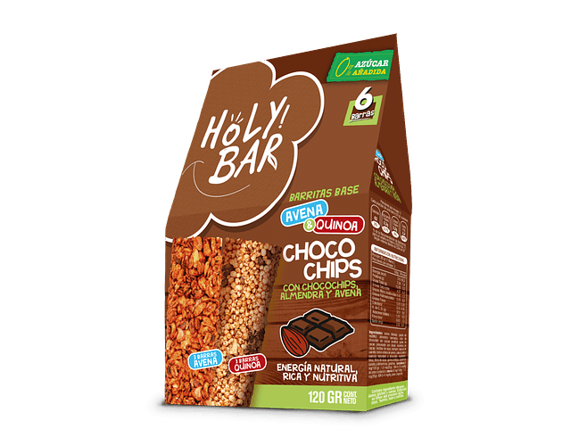 Barra de Cereales Choco Chip - 100% Natural, 0% Azúcar añadida