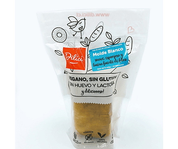 Pan de Molde Blanco - Sin Gluten, Sin Lactosa, Vegano