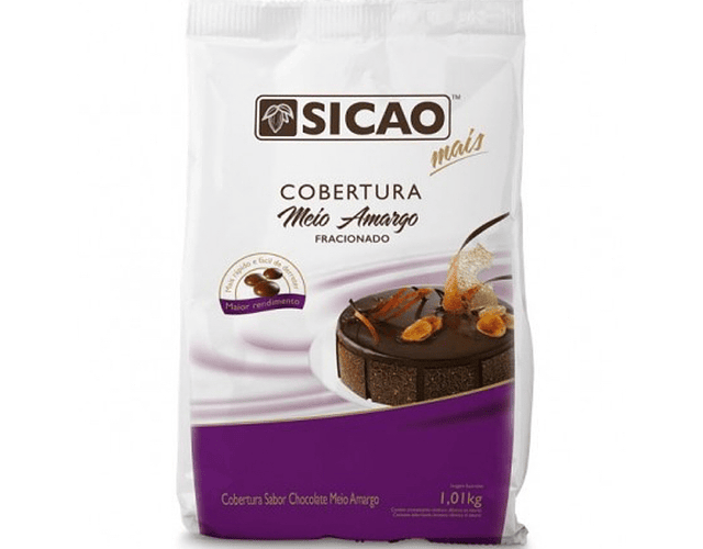 Cobertura de Chocolate Semi Amarga (1KG)