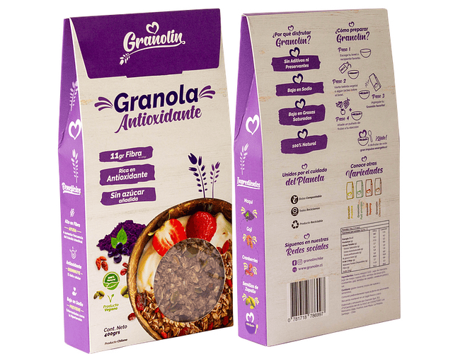 Granola Antioxidante - Granolin