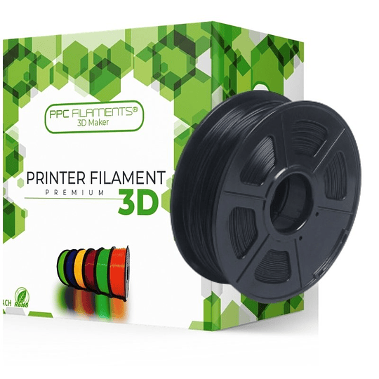 FILAMENTOS ABS NEGRO 1KG PPC | FILAMENTOS