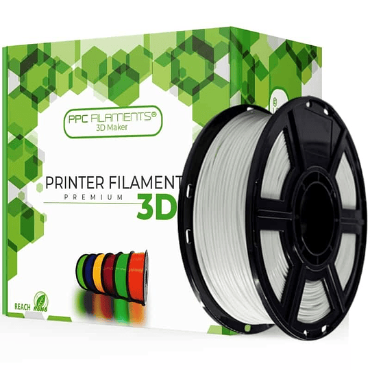 FILAMENTOS PLA+ BLANCO 1KG PPC Filaments | FILAMENTOS