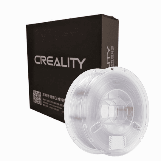 FILAMENTOS PETG TRANSPARENTE 1KG CREALITY | FILAMENTOS