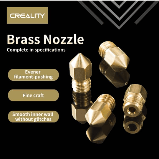 BOQUILLA 0.4mm DE IMPRESORA 3D CR-6 SE MK BRASS CREALITY | REPUESTOS 3D