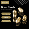 BOQUILLA 0.4mm DE IMPRESORA 3D CR-6 SE MK BRASS CREALITY | REPUESTOS 3D