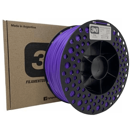 FILAMENTOS PLA VIOLETA 1KG 3N3 | FILAMENTOS