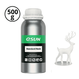 RESINA BLANCA PARA IMPRESORAS 3D 500g ESUN | RESINA