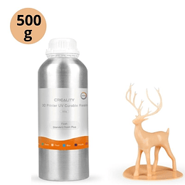 RESINA PIEL CLARA PARA IMPRESORAS 3D 500g CREALITY PLUS | RESINA