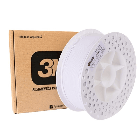 FILAMENTOS PLA+ BLANCO 1KG 3N3 | FILAMENTOS