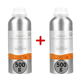 Pack 2 x Resinas Gris para Impresoras 3D 500g Creality Plus | Resinas