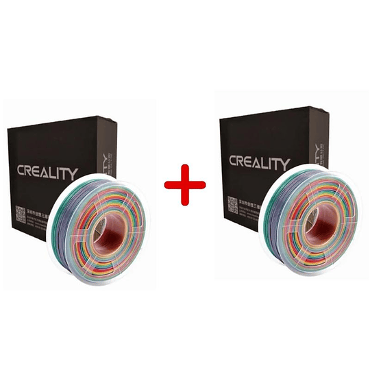 Pack 2 x Filamento PLA Rainbow Arcoiris 1kg Creality | Filamentos