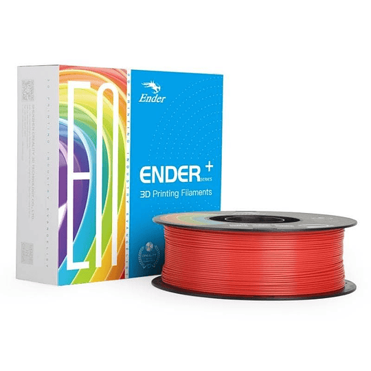 Filamento PLA+ Rojo 1kg Ender | Filamentos