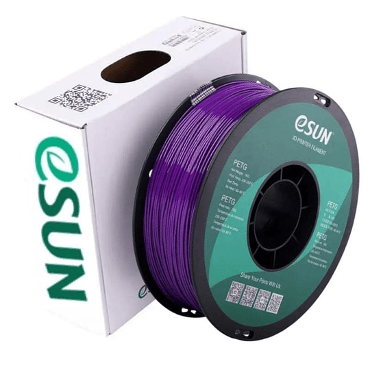 Filamento PETG Morado Solido 1kg Esun | Filamentos