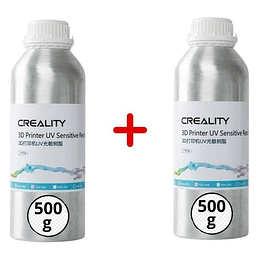 Pack 2 x Resina Transparente para Impresoras 3D 500g Creality | Resinas