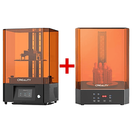 LD-006 + UW-02 Creality | Impresora 3D Resina + Máquina Lavado y Curado