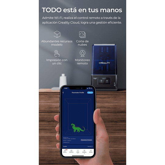 Halot-One Plus Creality | Impresora 3D | Alta Precisión (Resina)