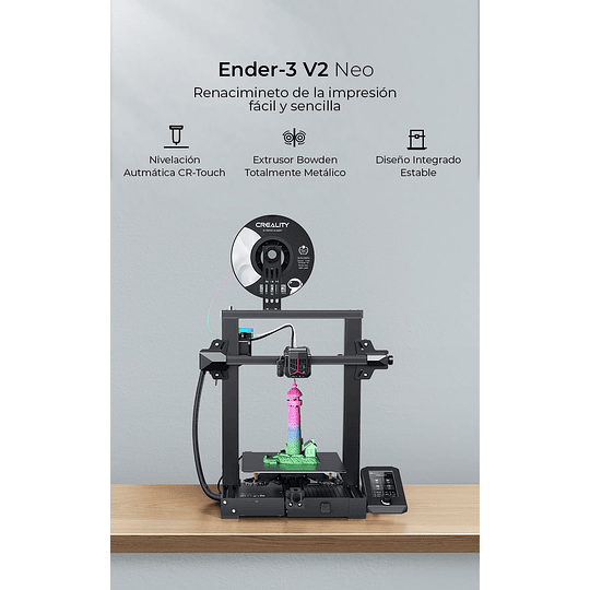 Ender 3 V2 Versión 2023 NEO Creality | Impresora 3D | Alta Precisión