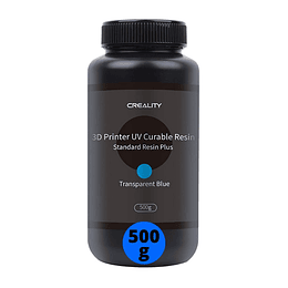 Resina Azul Transparente para Impresoras 3D 500g Creality Plus | Resinas