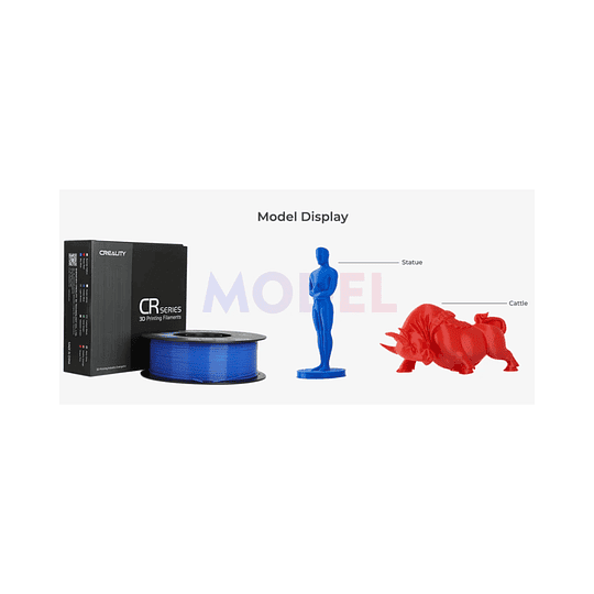 Filamento PETG Azul Transparente 1kg Creality | Filamentos