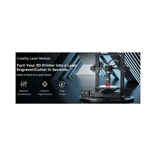 Módulo Láser Para Serie Ender 10W Creality | Accesorio 3D | Alta Precisión