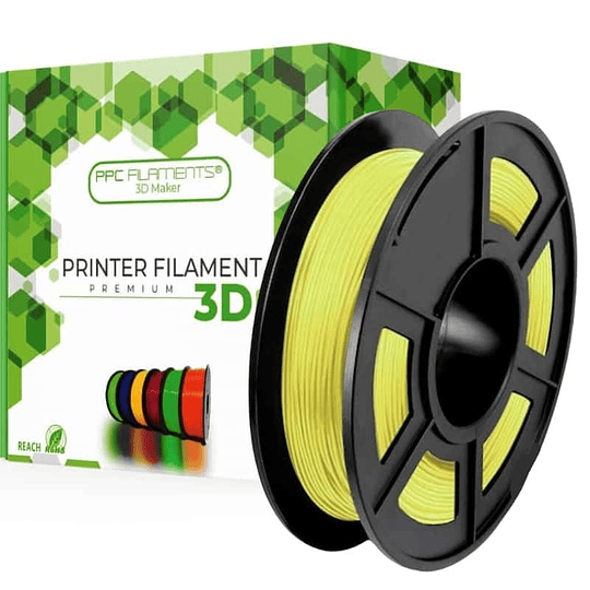 Filamento TPU Amarillo 500 Gramos Ppc Filaments | Filamentos