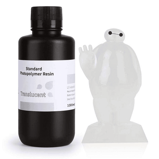 Resina Transparente para Impresoras 3D 1000g Elegoo | Resinas