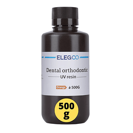 Resina Dental Ortodoncia Amarilla para 3D 500g Elegoo | Resinas