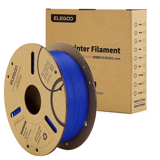 Filamento PLA Azul 1kg Elegoo | Filamentos