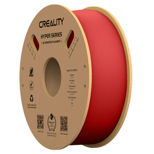 Filamento PLA Alta Velocidad Rojo Bobina Reciclable 1kg Creality | Filamentos
