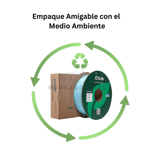 FILAMENTOS PLA MATE VERDE MENTA 1KG ESUN | FILAMENTOS