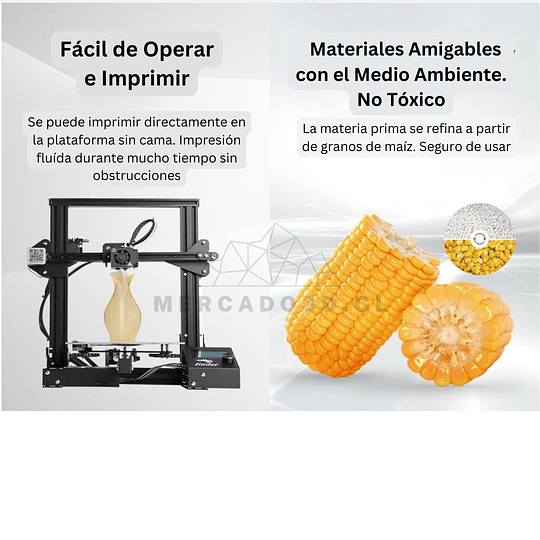 FILAMENTOS PLA+ NEGRO 1KG ESUN | FILAMENTOS