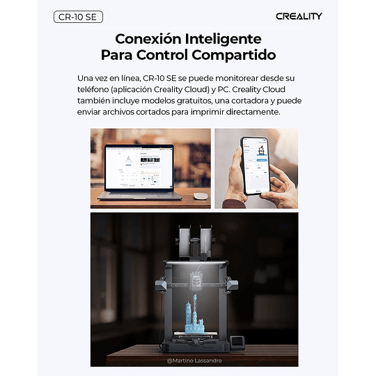 CR-10 SE 600MM/S Creality | Tamaño Imp 220x220x265mm | Impresora 3D | 