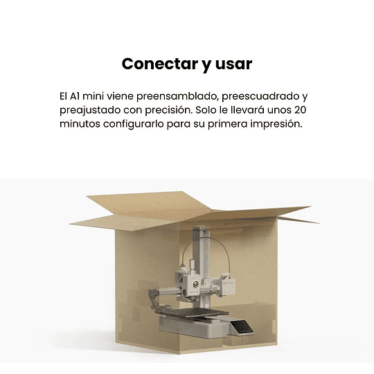 A1 Mini Combo Multifilamento PRE VENTA 12 DICIEMBRE Bambulab | Tamaño Imp 180×180×180 mm³ | Impresora 3D | 