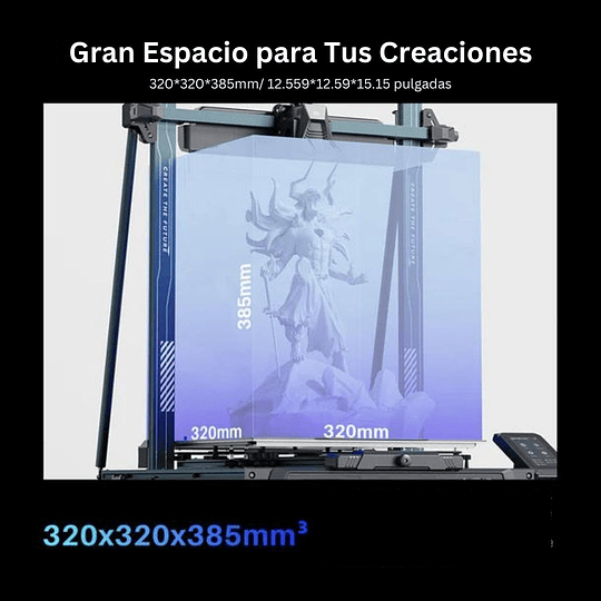 Neptune 4 Plus 500mm/s Elegoo | Tamaño Imp 320x320x385mm | Impresora 3D |