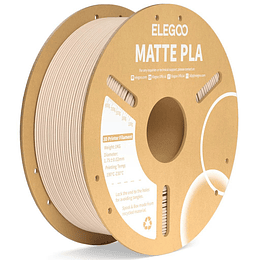 Filamento PLA Mate Beige 1kg Elegoo | Filamentos