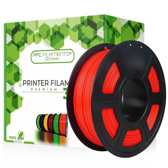 Filamento PLA+ Rojo Cherry 1kg Ppc Filaments | Filamentos