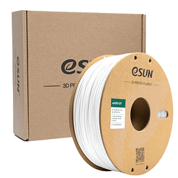 Filamento ABS Fibra de Vidrio Blanco Frío 1kg Esun | Filamentos