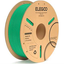 Filamento PLA+ Verde Mar 1kg Elegoo | Filamentos