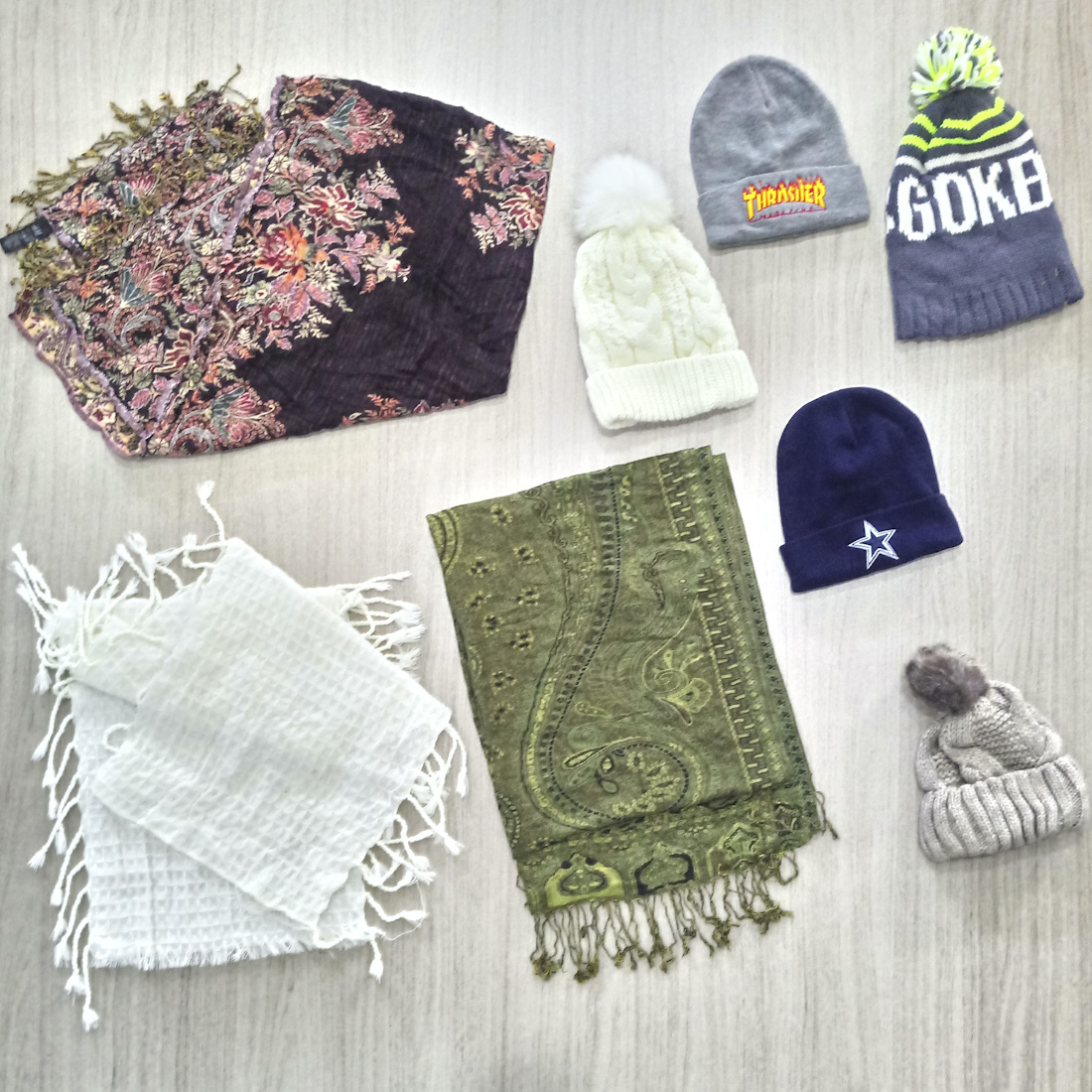 Gorros Y Bufandas Standard Invierno
