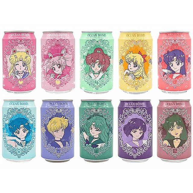 Soda Sailor Moon 330ml - Ocean Bomb