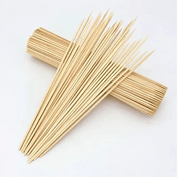 Palillos de brochetas 15cm x 2.5mm