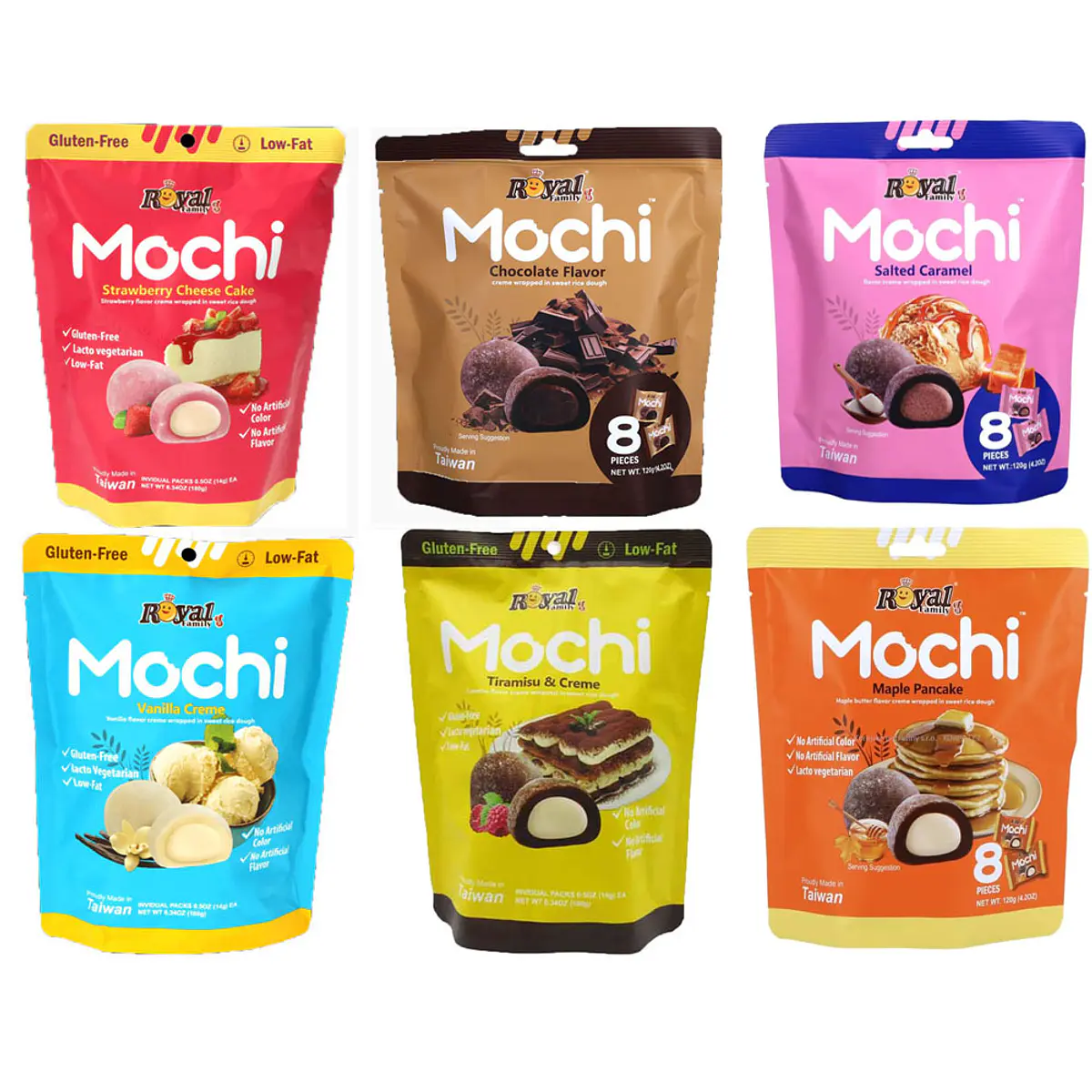 Mochi Japonés Relleno 120 g - Royal Family