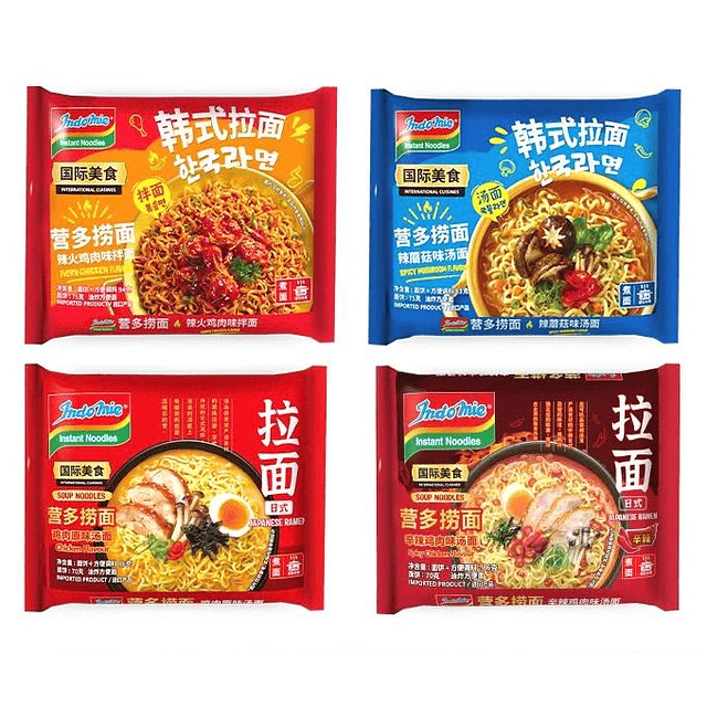 Ramen Japones y Coreano - Indomie