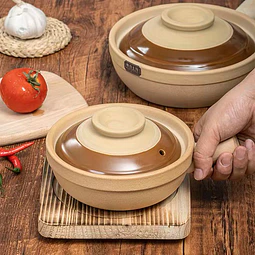  Olla de Cerámica con Mango 550 ml